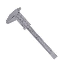 Штангельциркуль для брів пластиковий зі сталевим стрижнем (чорний), 150мл